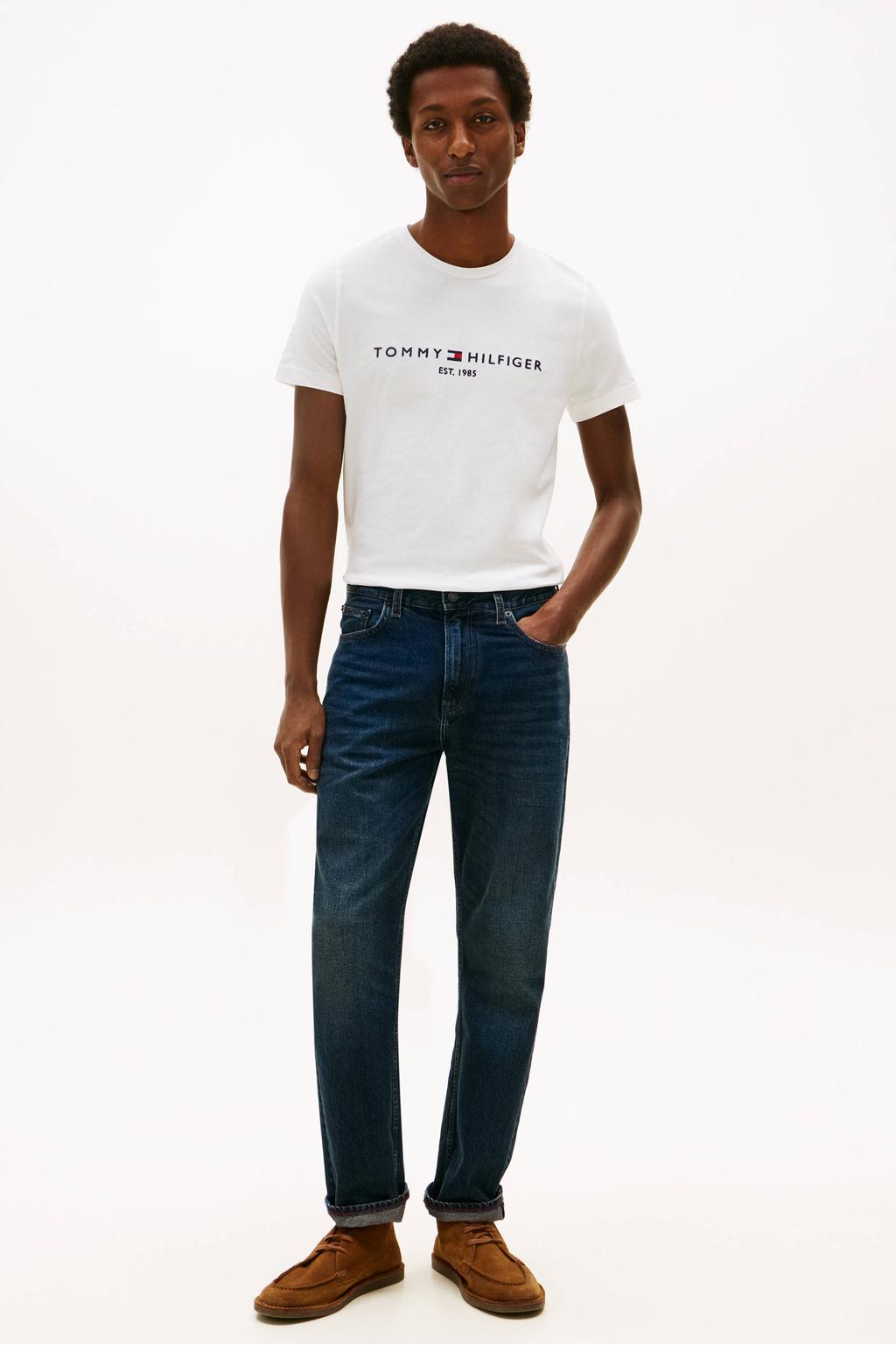 Tommy Hilfiger T-shirt van katoen wit