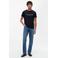 Tommy Hilfiger T-shirt van katoen donkerblauw