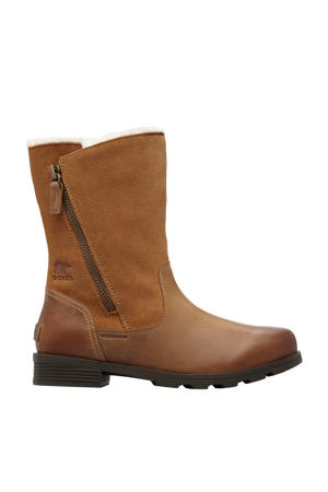 Emelie Fold-over Youth Emelie Fold Over snowboots camel