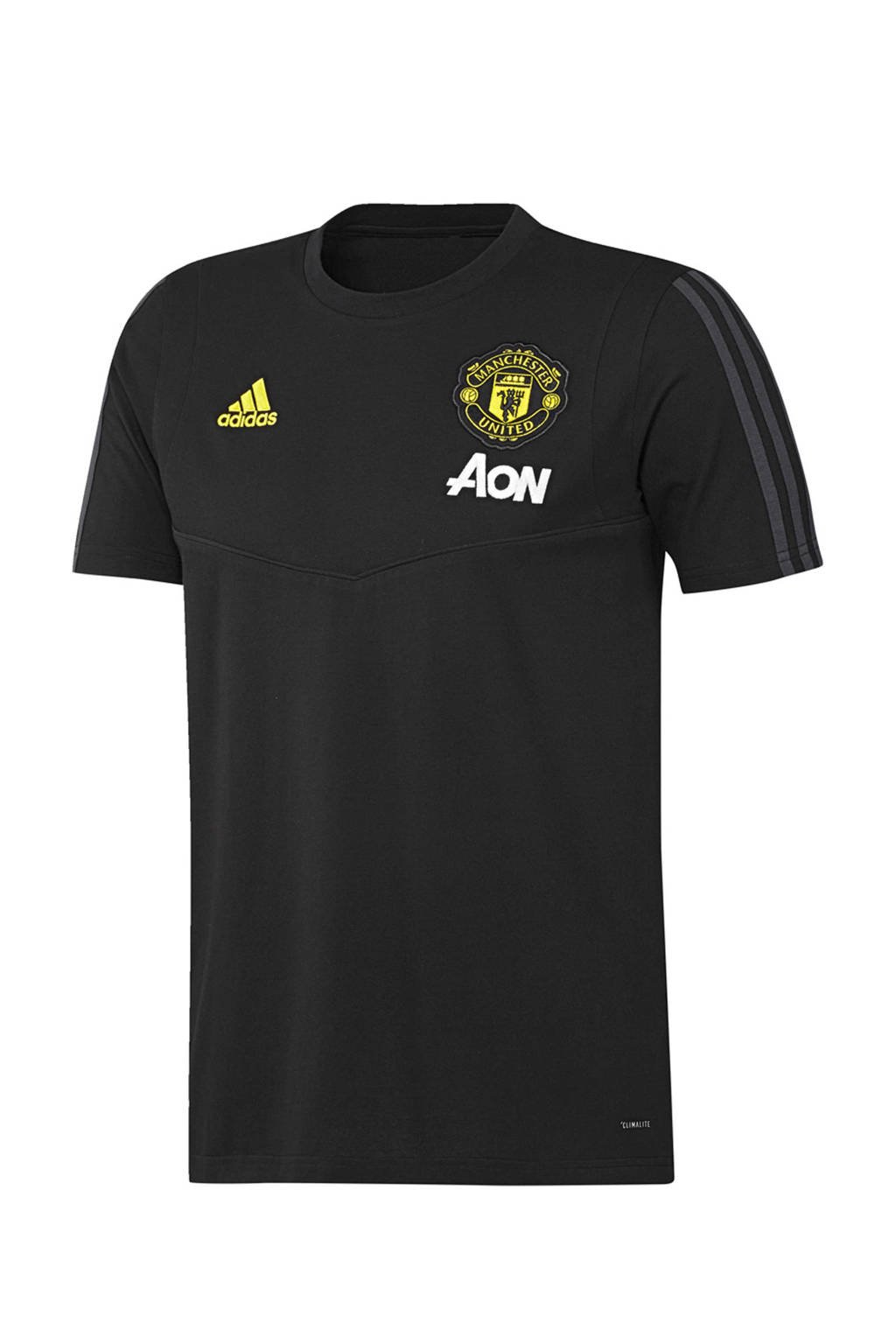 adidas Senior Manchester United voetbalshirt, Zwart/grijs