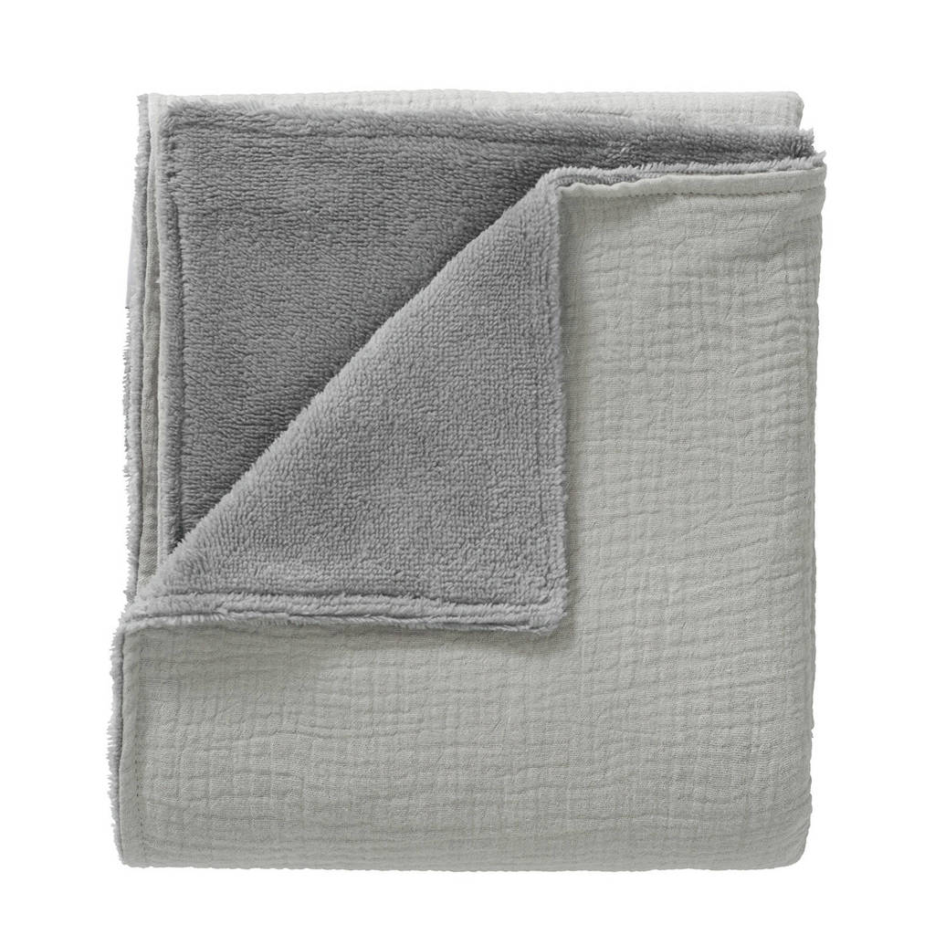 Cottonbaby wiegdeken soft 75x90 cm grijs, Grijs