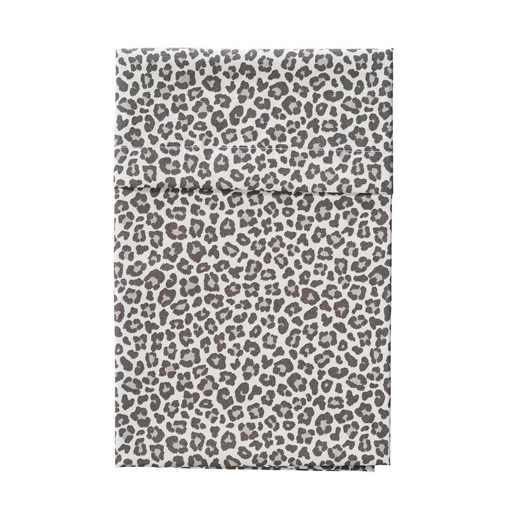 Cottonbaby wieglaken 75x90 cm panter grijs, Grijs