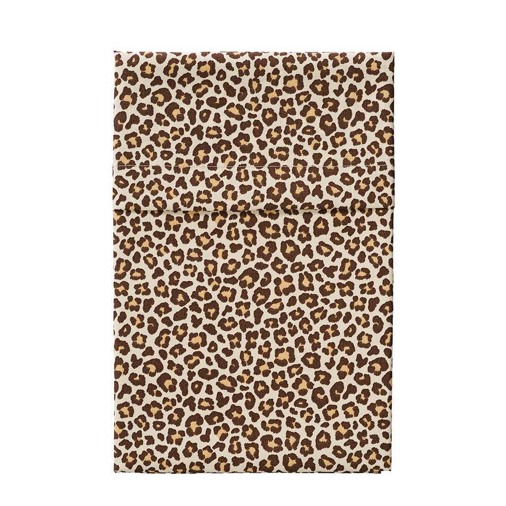 Cottonbaby ledikantlaken 120x150 cm panter bruin, Bruin