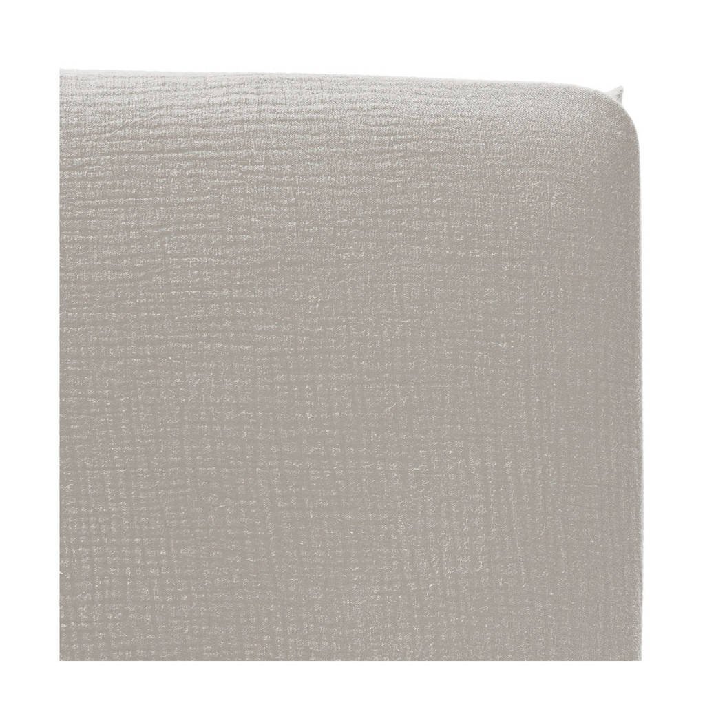 Cottonbaby katoenen baby hoeslaken ledikant soft 60x120 cm, Grijs