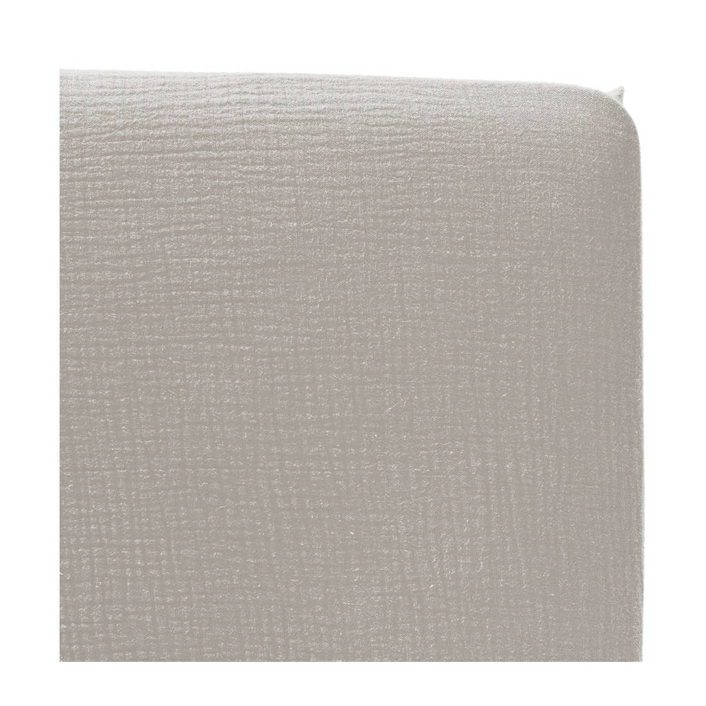 Cottonbaby katoenen baby hoeslaken wieg soft 40x80 cm, Grijs