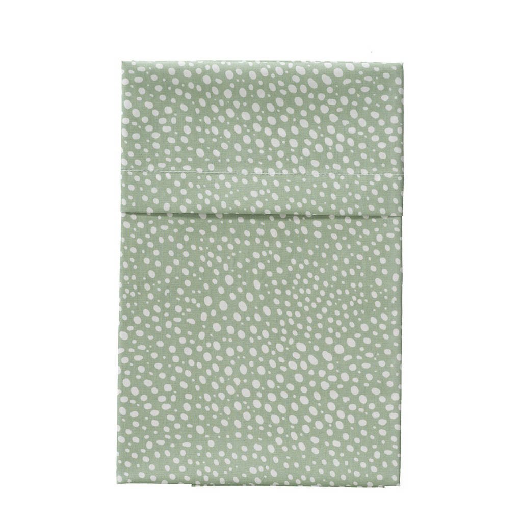 Cottonbaby ledikantlaken hagel 120x150 cm oudgroen, Oudgroen