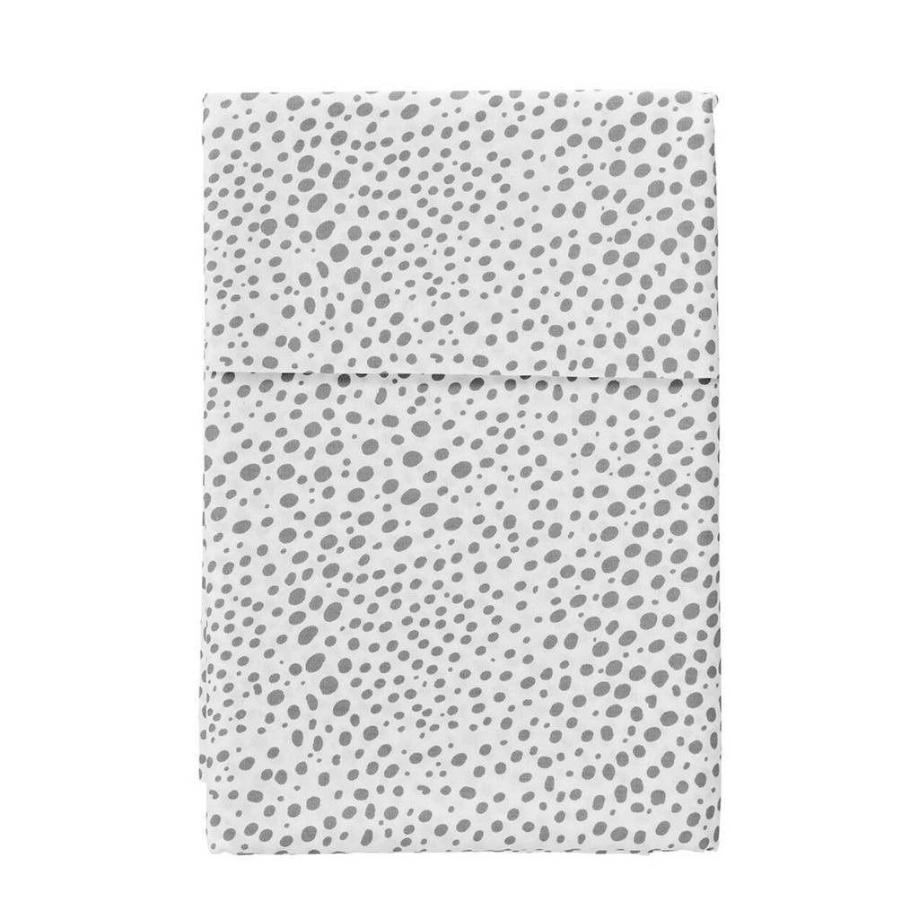 Cottonbaby ledikantlaken hagel 120x150 cm grijs, Grijs