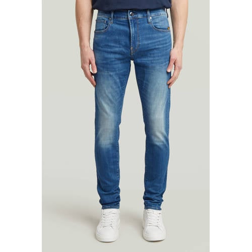 G-STAR Revend skinny fit jeans medium indigo aged afbeelding