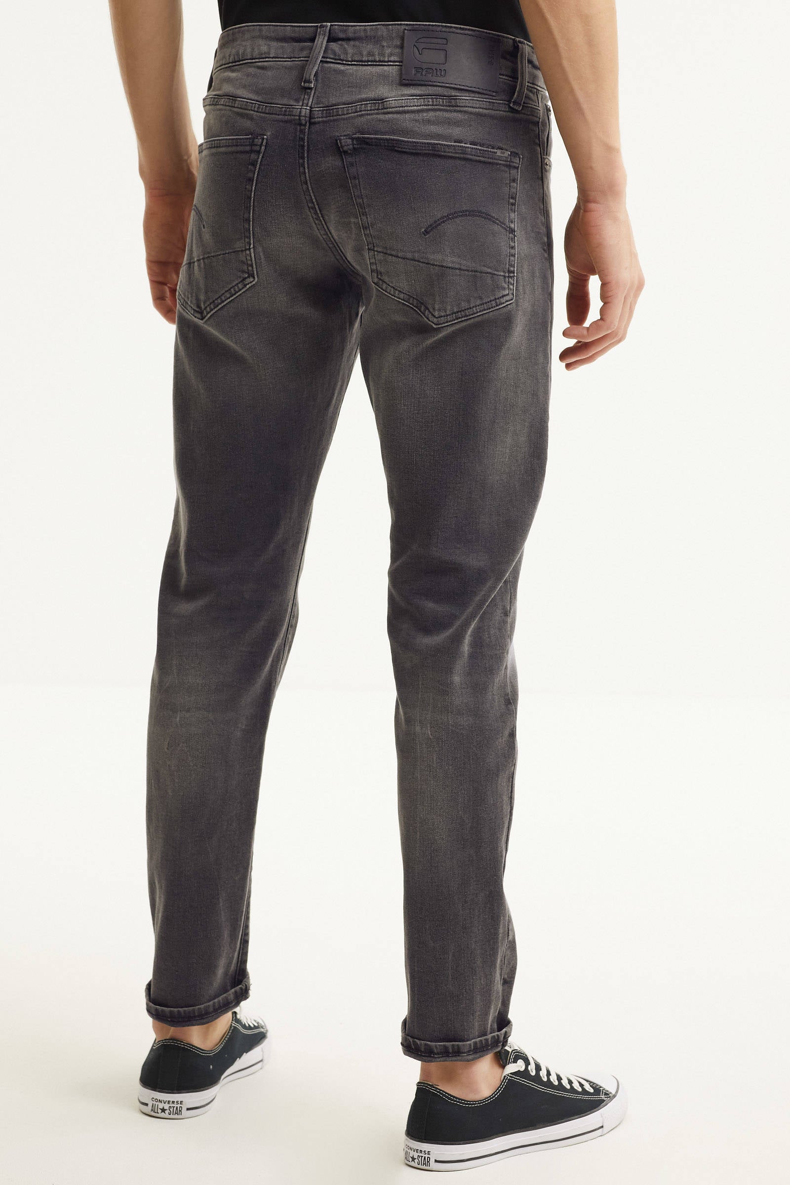 GStar RAW 3301 slim fit jeans antic charcoal wehkamp