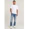 G-STAR 3301 straight tapered fit jeans worn in azure