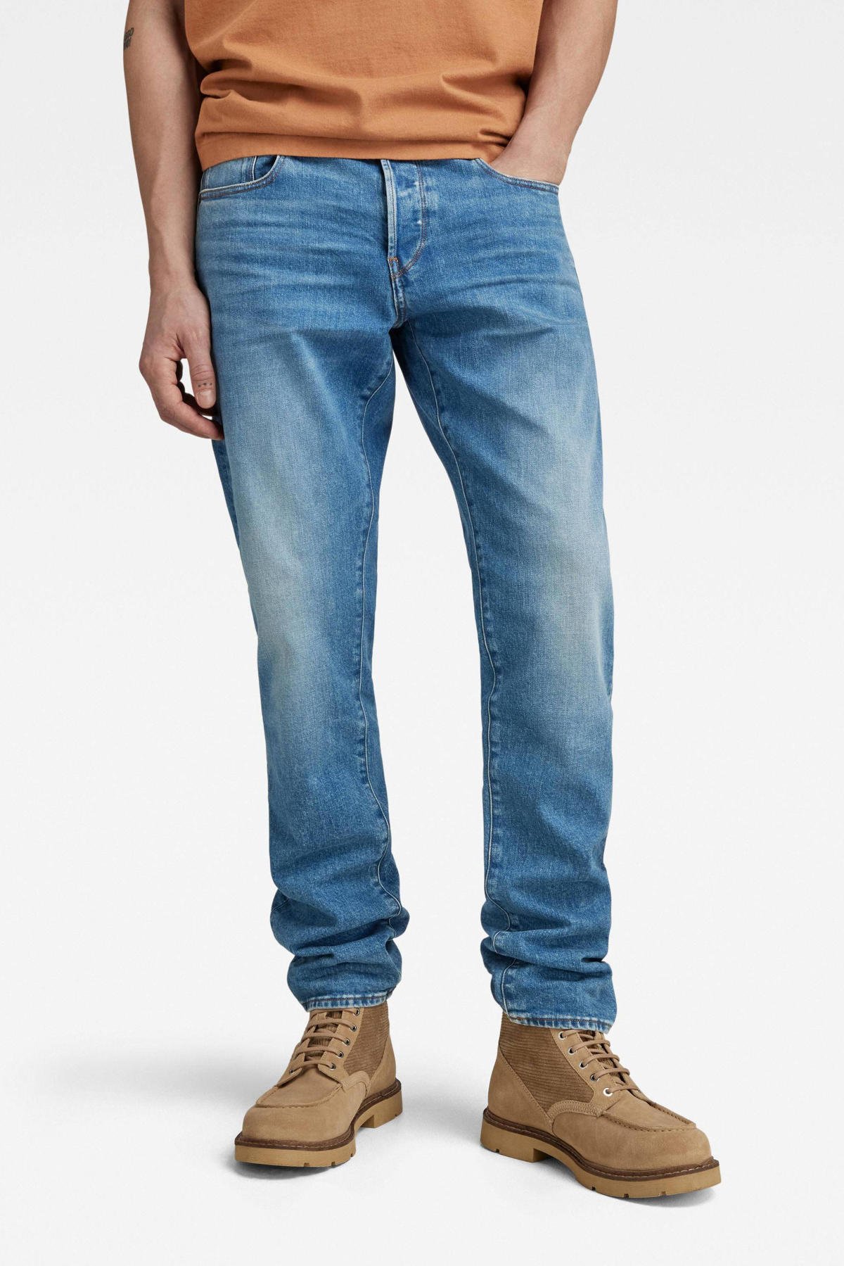 Huiswerk maken Strikt Suradam G-Star RAW 3301 straight tapered fit jeans worn in azure | wehkamp