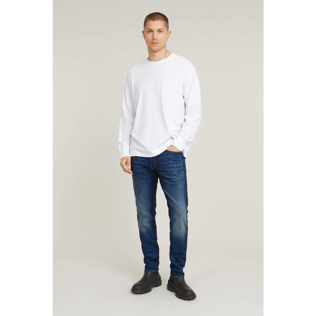 G-STAR 3301 slim fit jeans worker blue faded