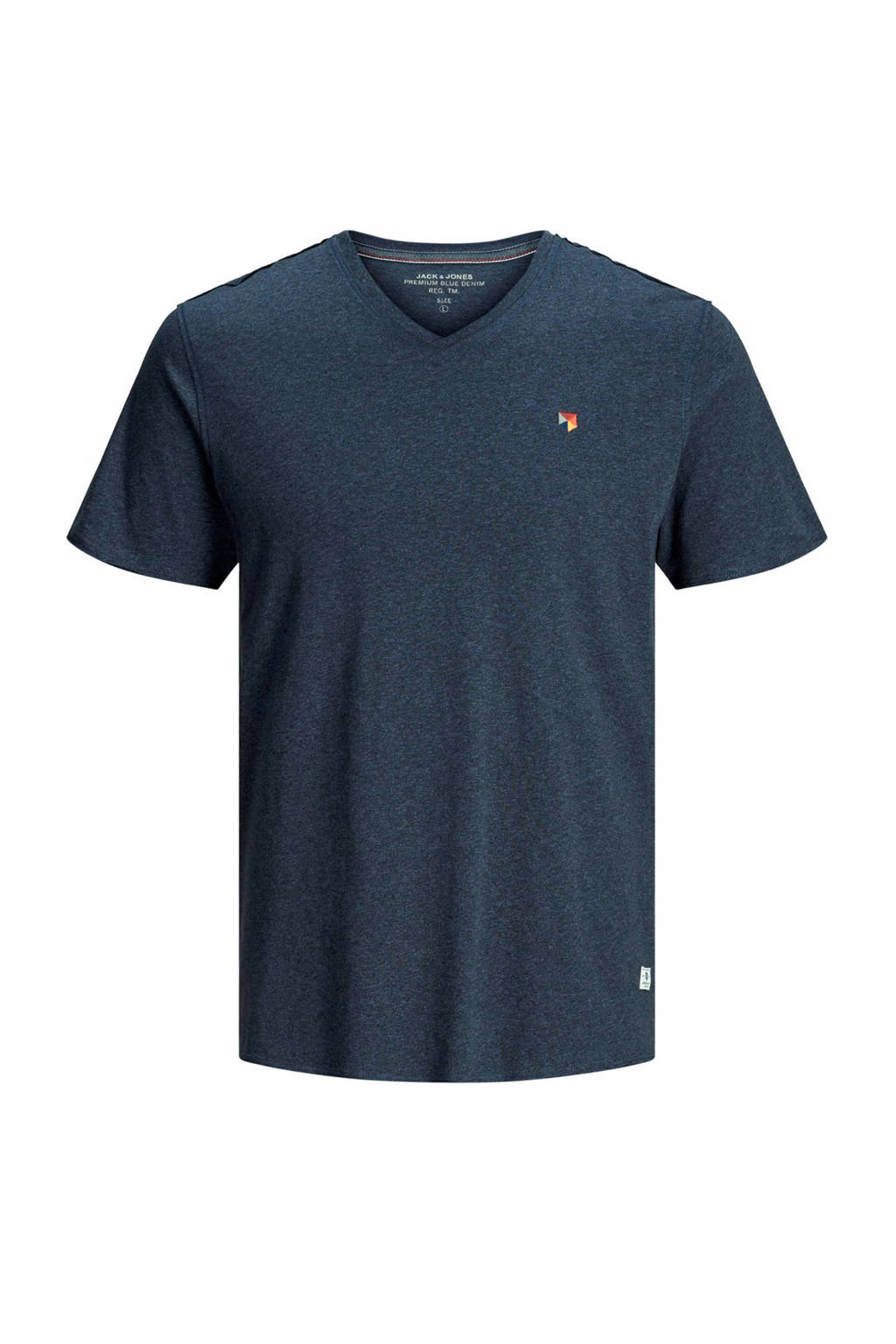 JACK & JONES PREMIUM T-shirt met printopdruk donkerblauw, Donkerblauw