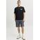 JACK & JONES ESSENTIALS slim T-shirt zwart