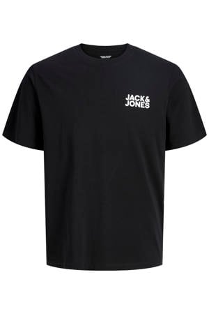 slim T-shirt zwart