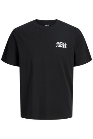 slim T-shirt zwart