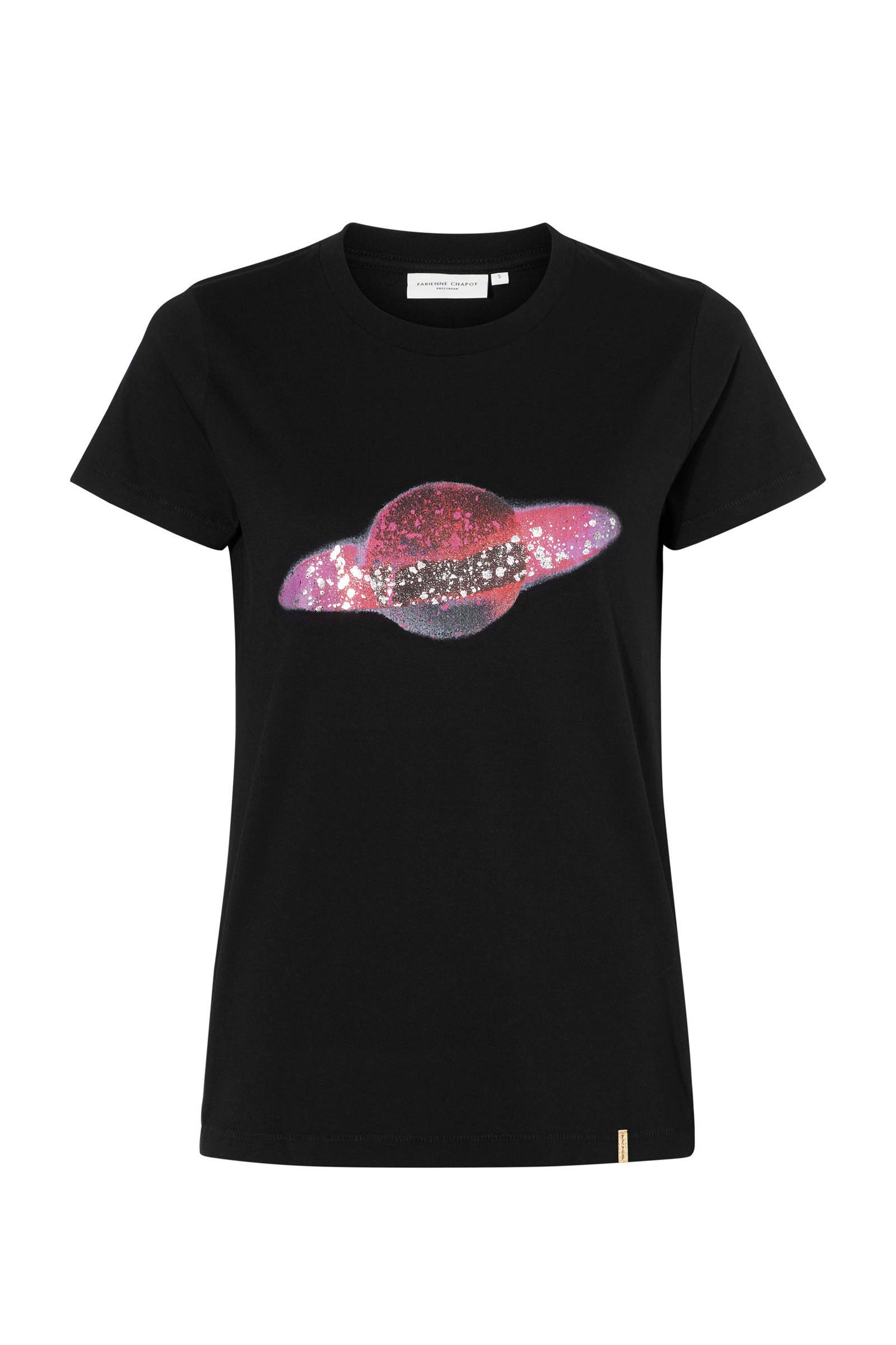 Fabienne Chapot T shirt met printopdruk zwart | wehkamp Fabienne Chapot T shirt met printopdruk zwartpaars | wehkamp