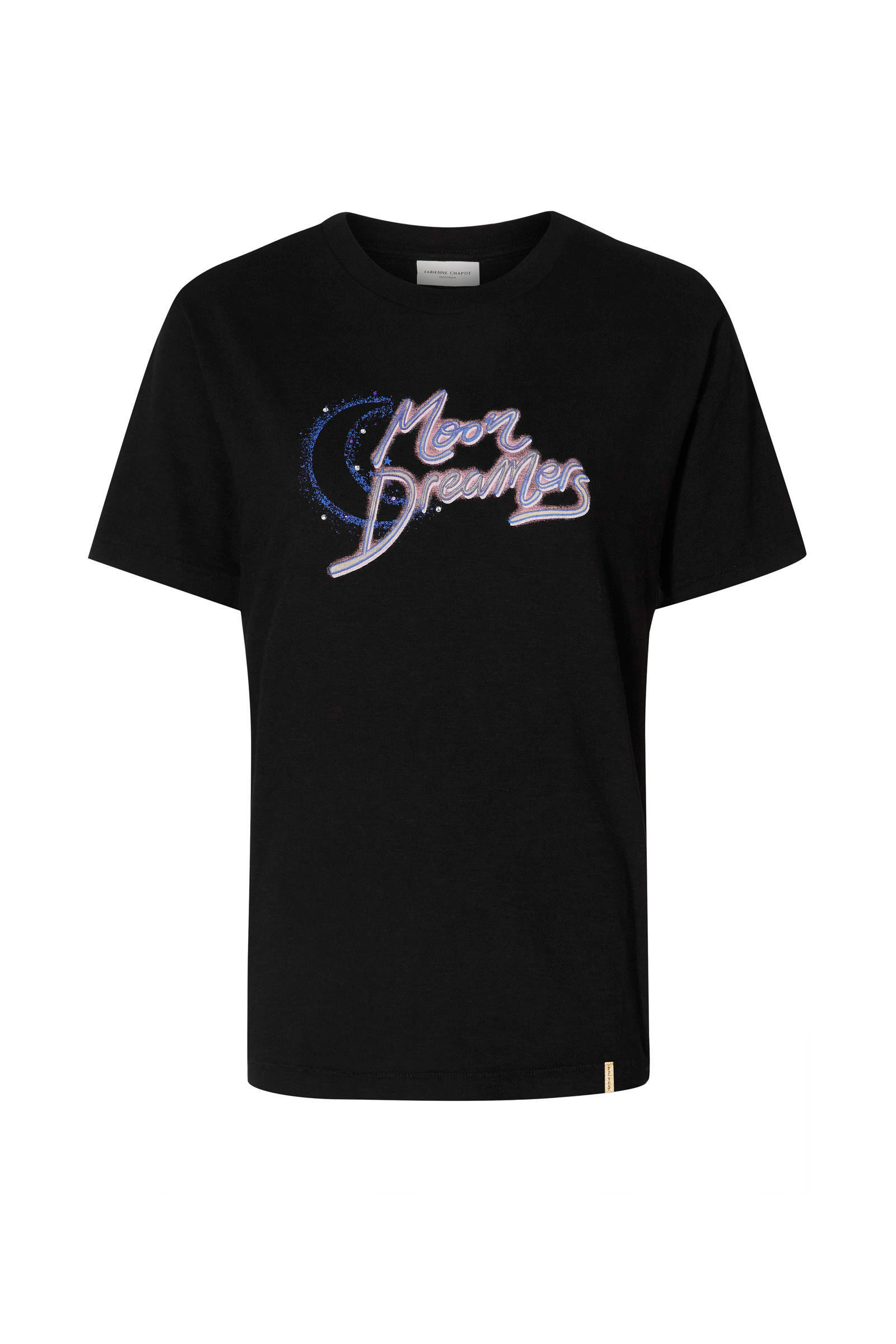 Fabienne Chapot T shirt met printopdruk zwartpaars | wehkamp Fabienne Chapot T shirt met printopdruk zwartpaars | wehkamp