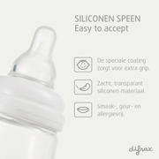 thumbnail: Difrax Babypakket voor Newborn - Inclusief Flessenspeen, Babyflessen, en Flessenborstel - Geschikt als cadeau