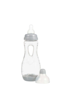 handgreepfles 240 ml zilver