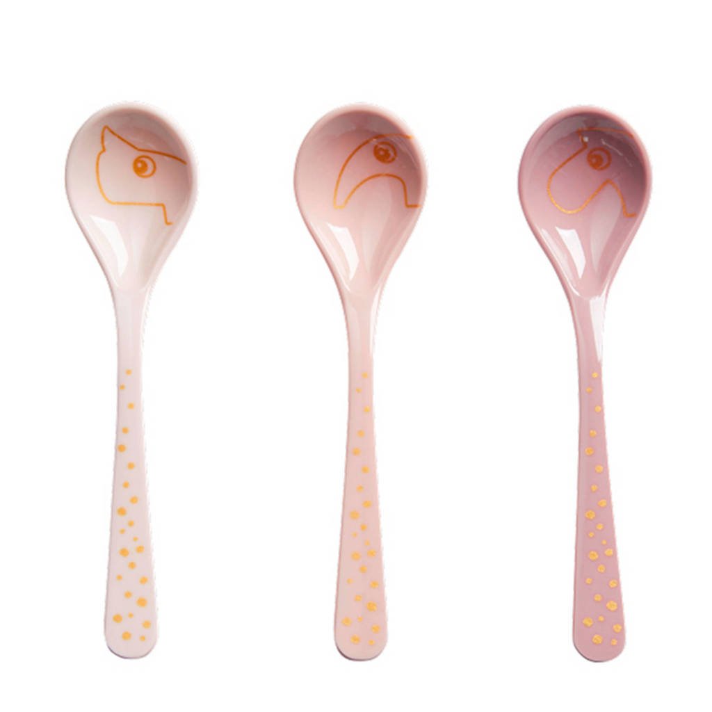 Done by Deer lepel roze - set van 3, Roze