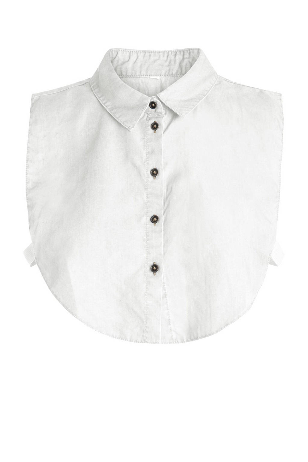 PIECES losse kraag Rom wit, Wit