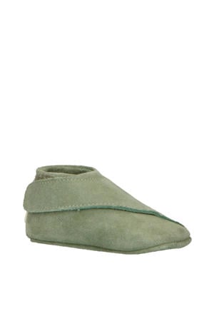 Walker Loafer leren babyschoentjes groen