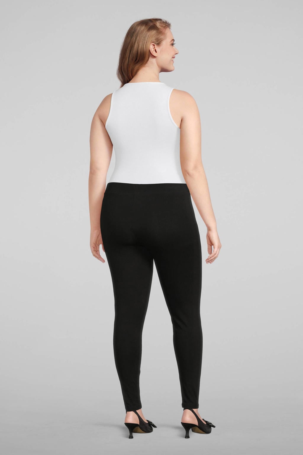 ONLY CARMAKOMA legging CARTIME zwart