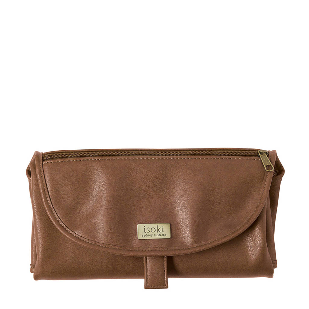Isoki Clutch verschoonmatje bruin, Bruin