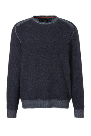 gemêleerde trui donkerblauw melee