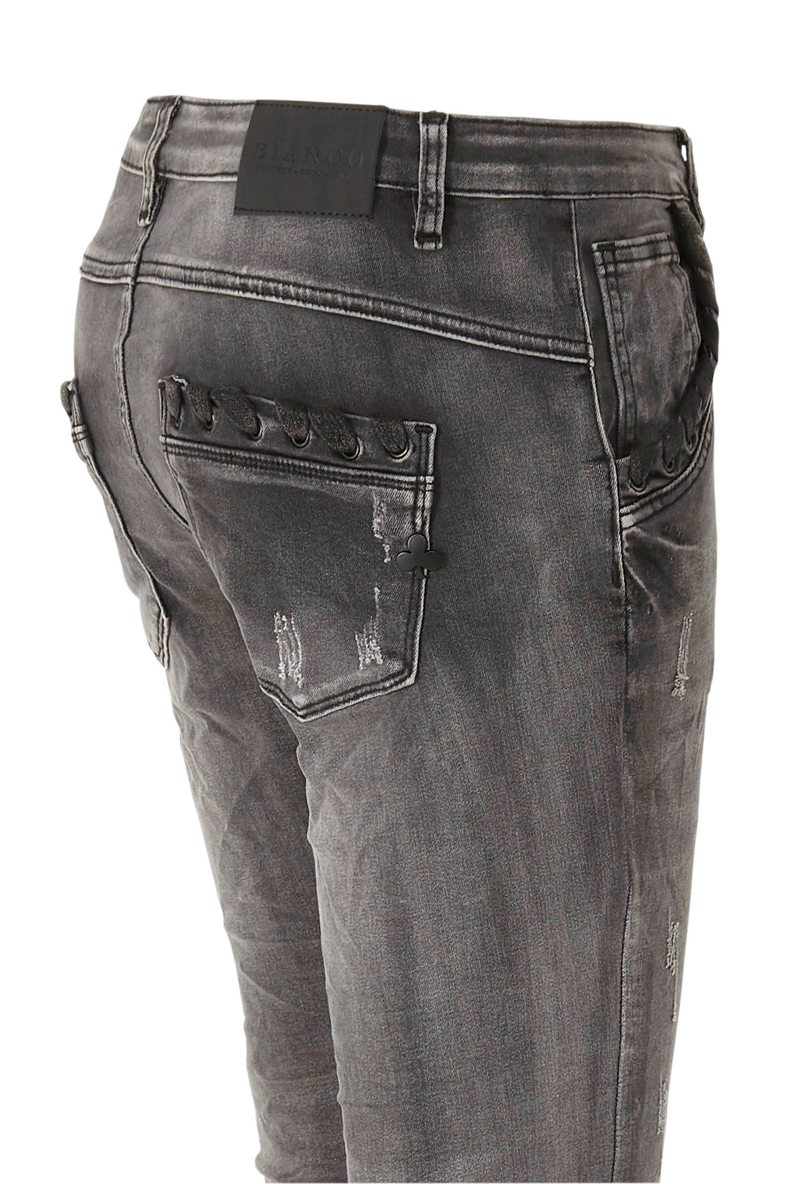 Bianco Jeans skinny jeans grijs | wehkamp