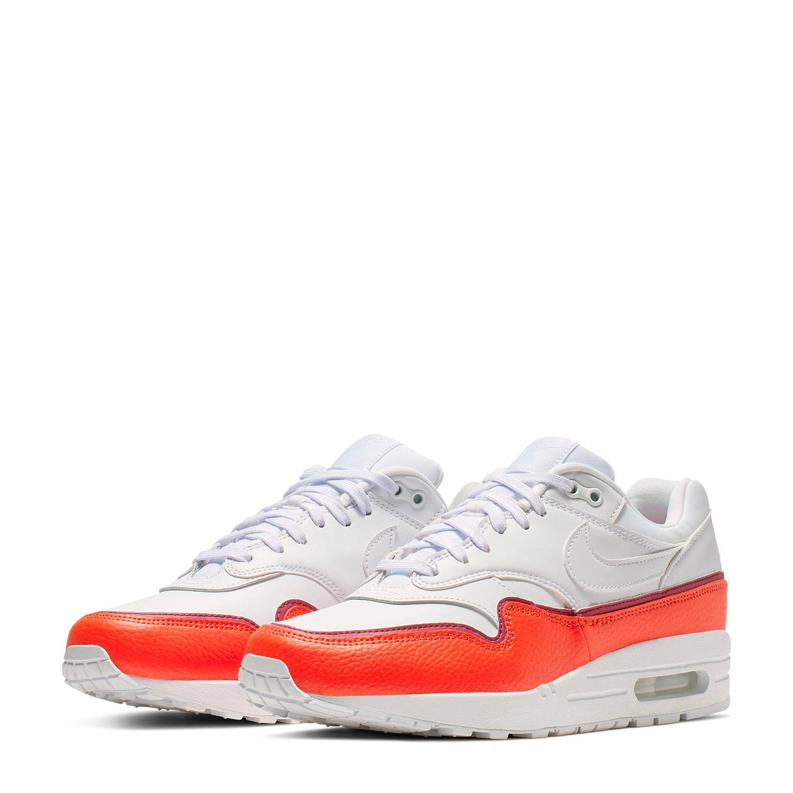 nike air max oranje wit