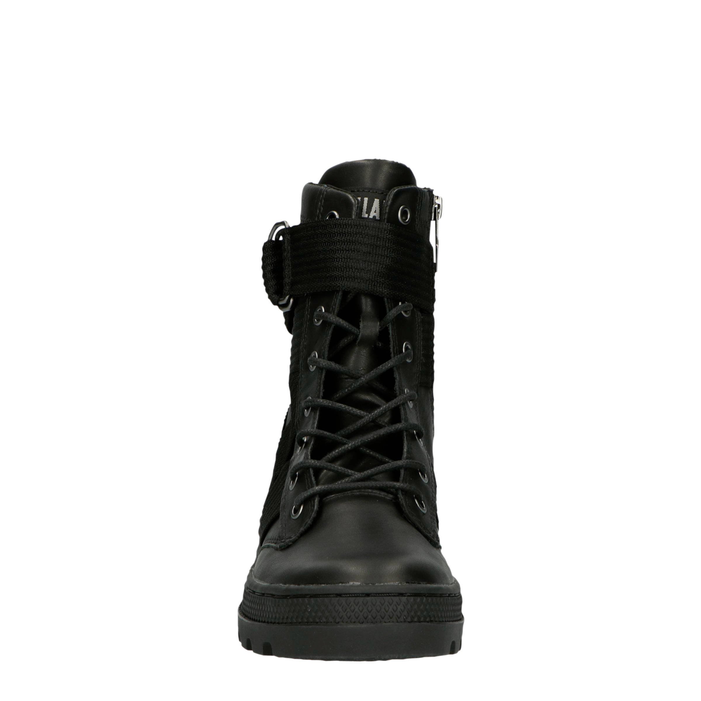 Palladium pallabosse veterboots zwart sale