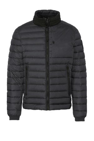winterjas donkerblauw/zwart