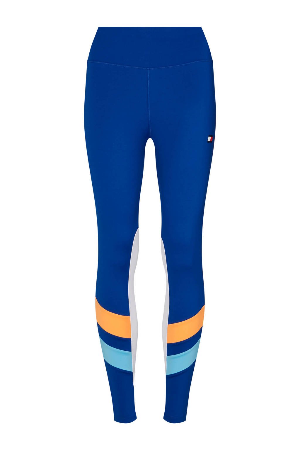 Tommy Hilfiger Sport sportbroek, Blauw/oranje/lichtblauw