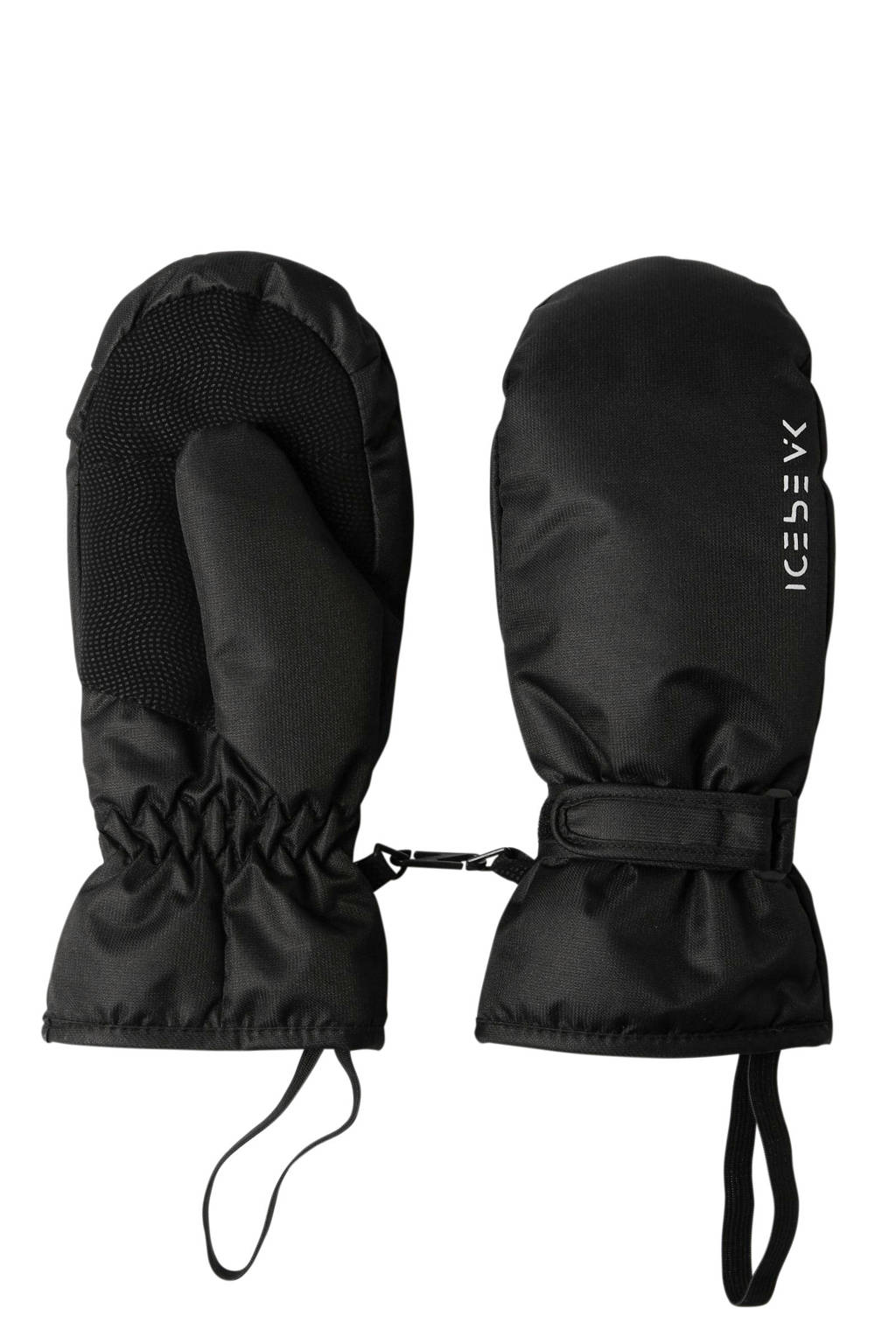 Icepeak ski wanten zwart, Zwart