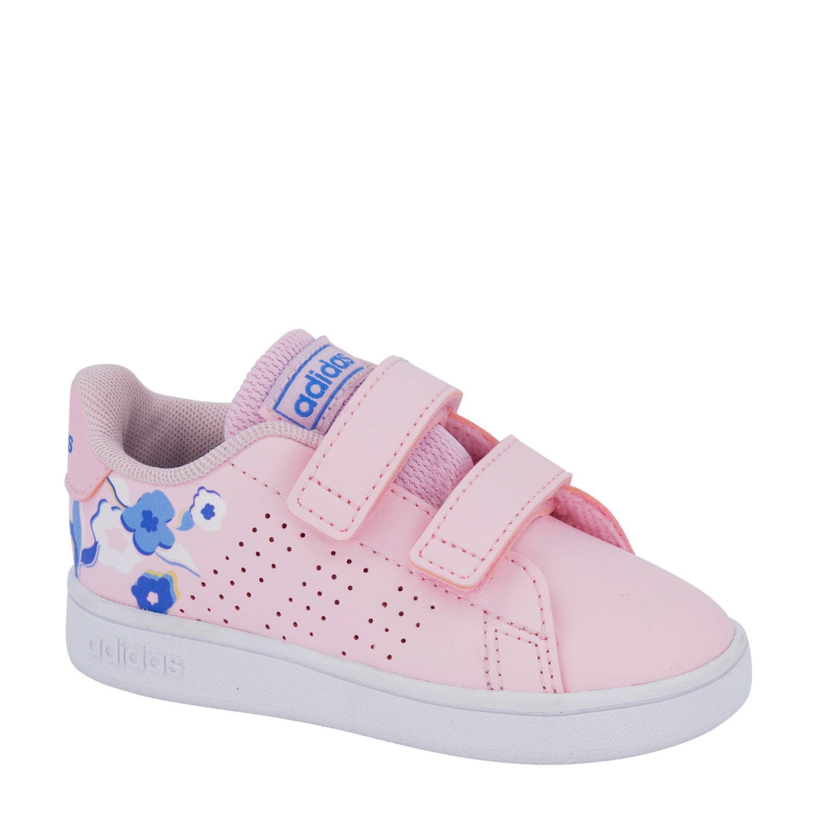 adidas sneakers blauw roze