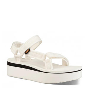 Flatform Flatform plateau sandalen wit