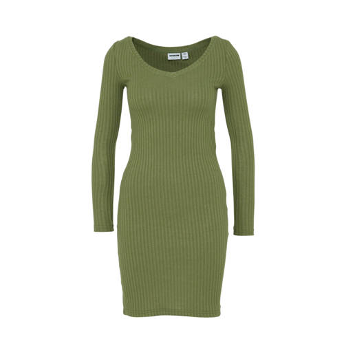 NOISY MAY jersey jurk groen NOISY MAY jersey jurk groen
