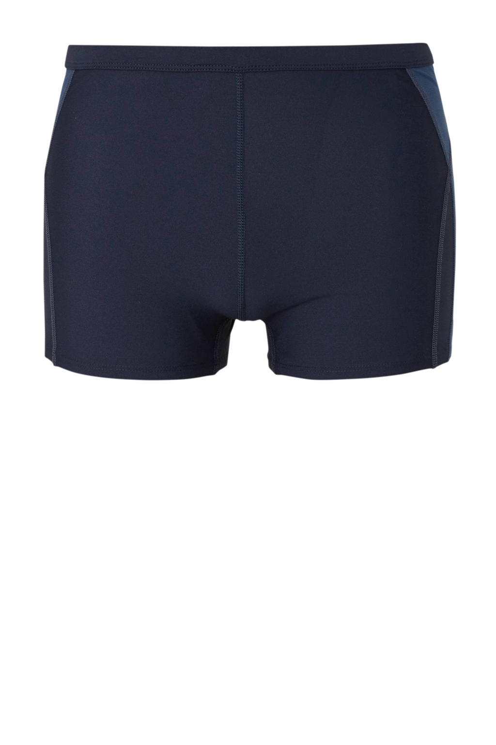 Nike zwemboxer Poly Solid Square Leg donkerblauw