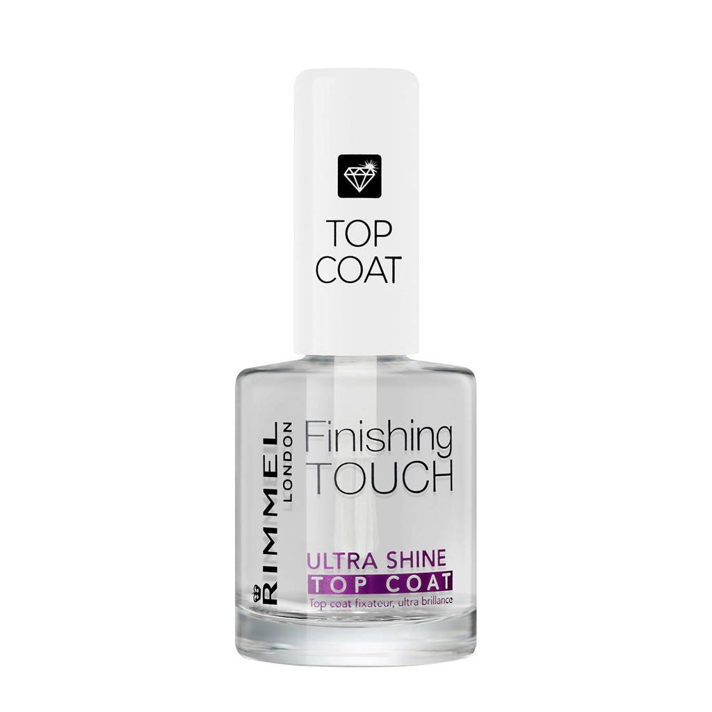 Rimmel London Finishing Touch Ultra Shine nagellak topcoat - Transparent, Transparant