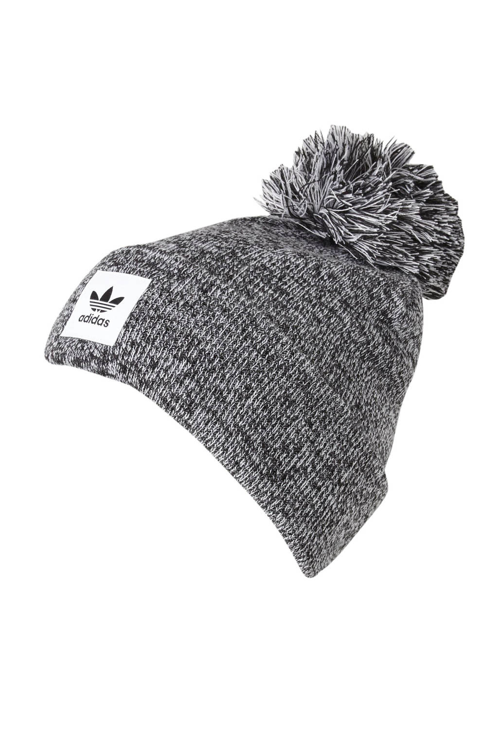 adidas originals muts met pompon zwart/wit, Zwart/wit
