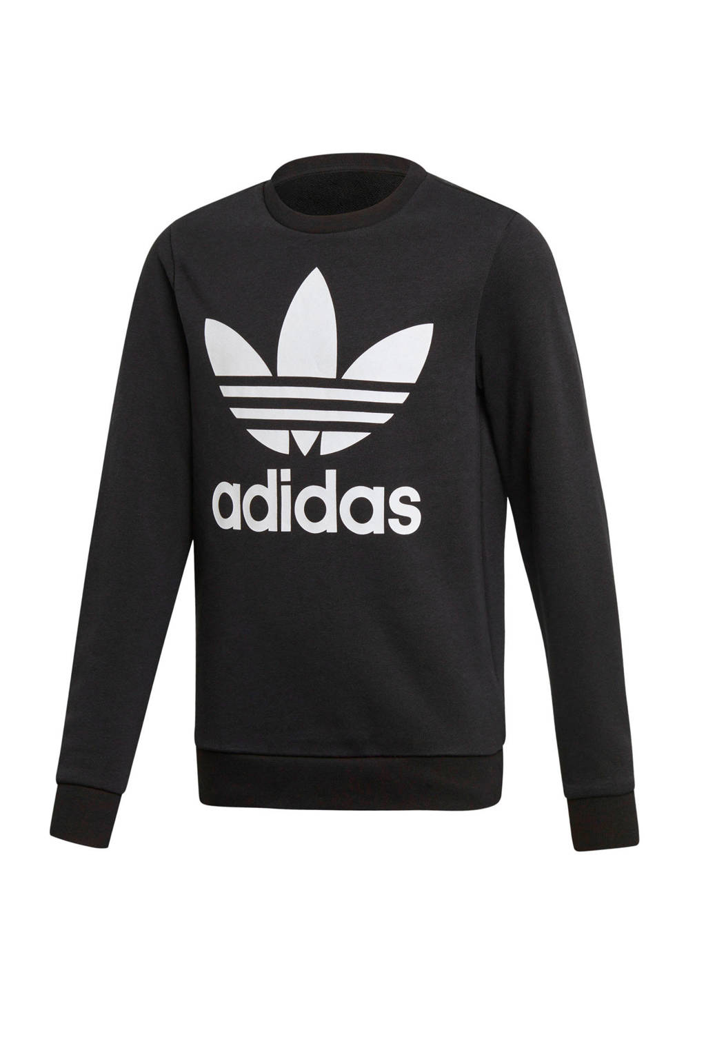 adidas Originals unisex Adicolor sweater zwart/wit