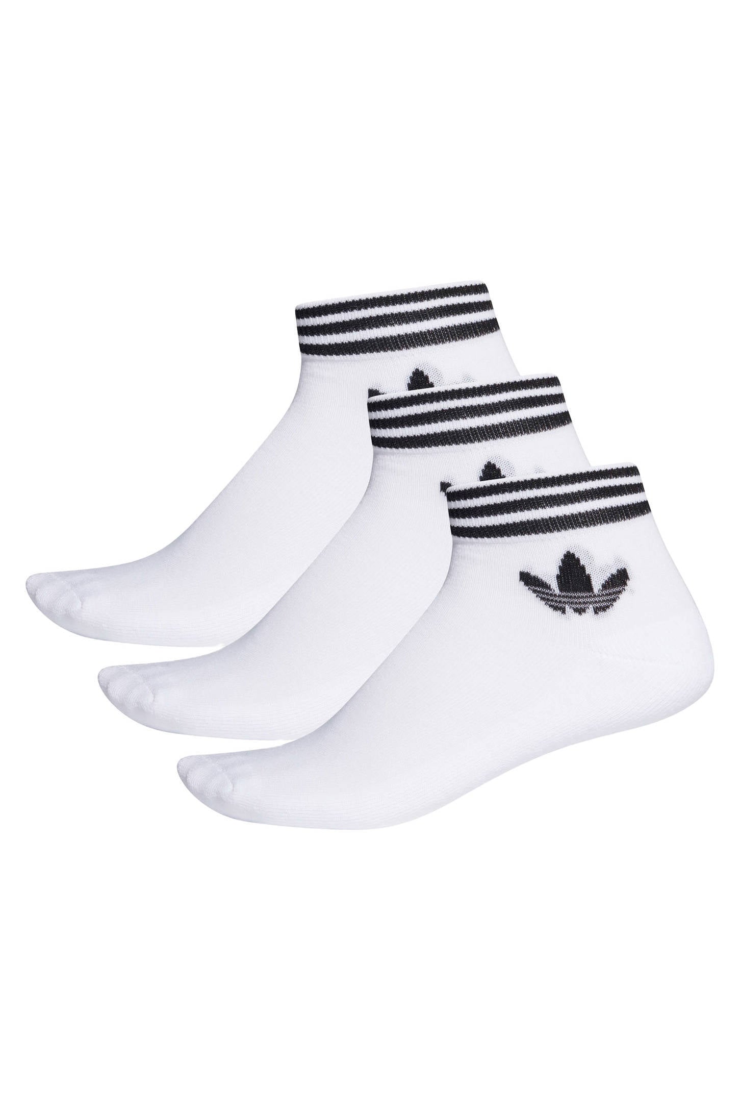 adidas Originals Adicolor enkelsokken - set van 3 wit | wehkamp