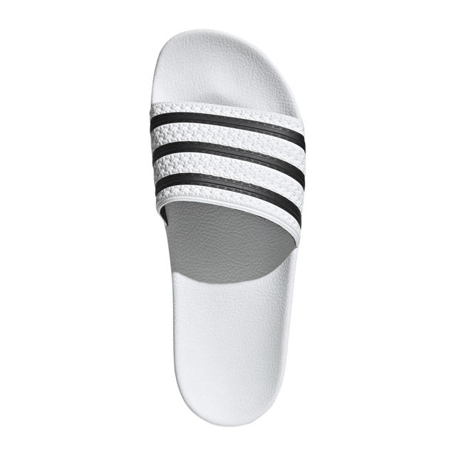 Verdwijnen Grand Inefficiënt adidas Originals Adilette badslippers wit/zwart | wehkamp