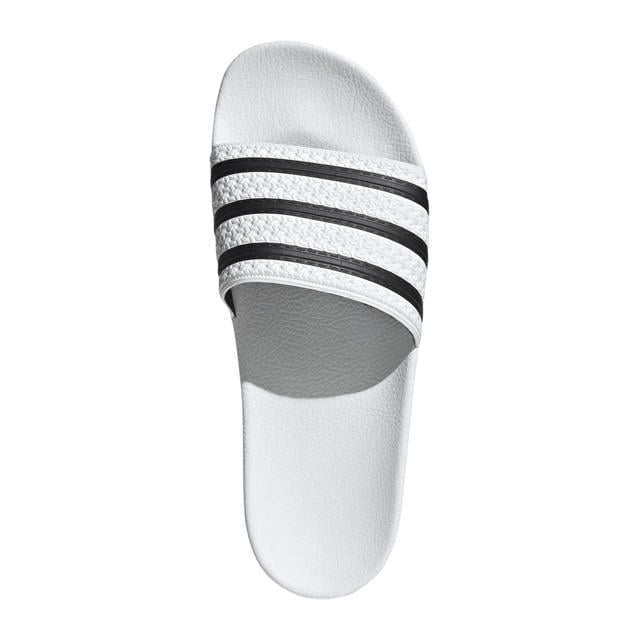 Bulk Regenboog Gewoon overlopen adidas Originals Adilette badslippers wit/zwart | wehkamp