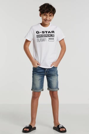 T-shirt met logo wit