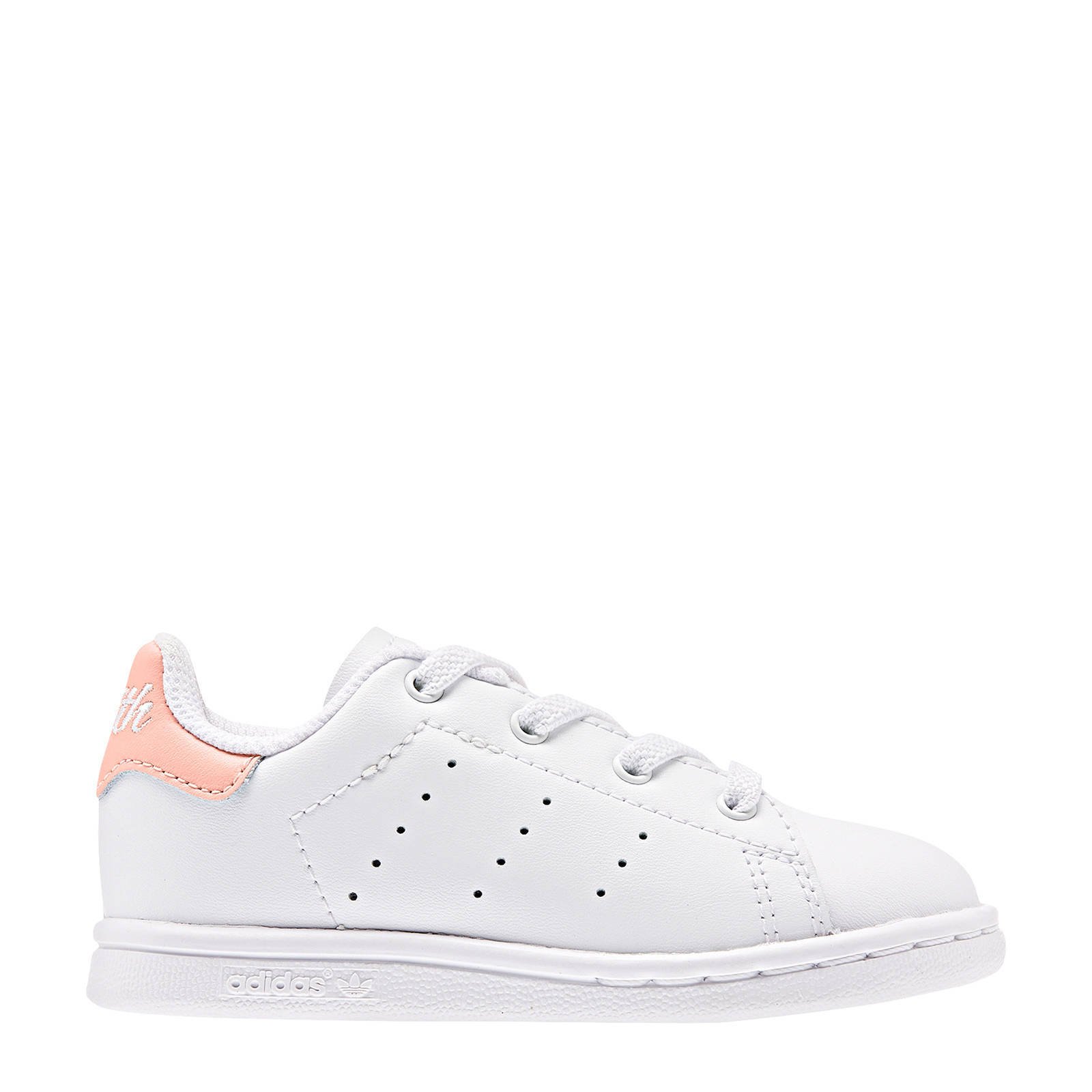adidas Originals STAN SMITH C leren sneakers witlichtroze adidas Originals STAN SMITH C leren sneakers witlichtroze