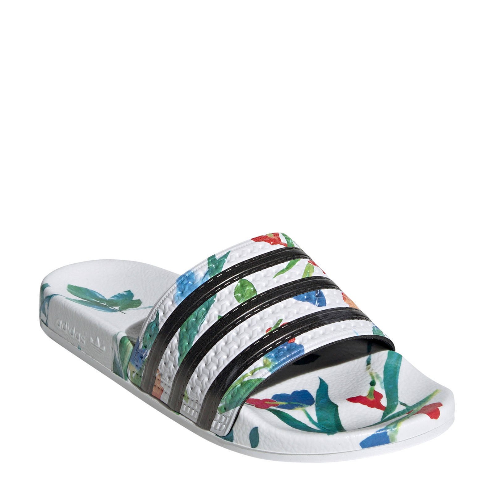 adidas Originals adilette w badslippers wit/zwart | wehkamp adidas Originals adilette w badslippers wit/zwart | wehkamp