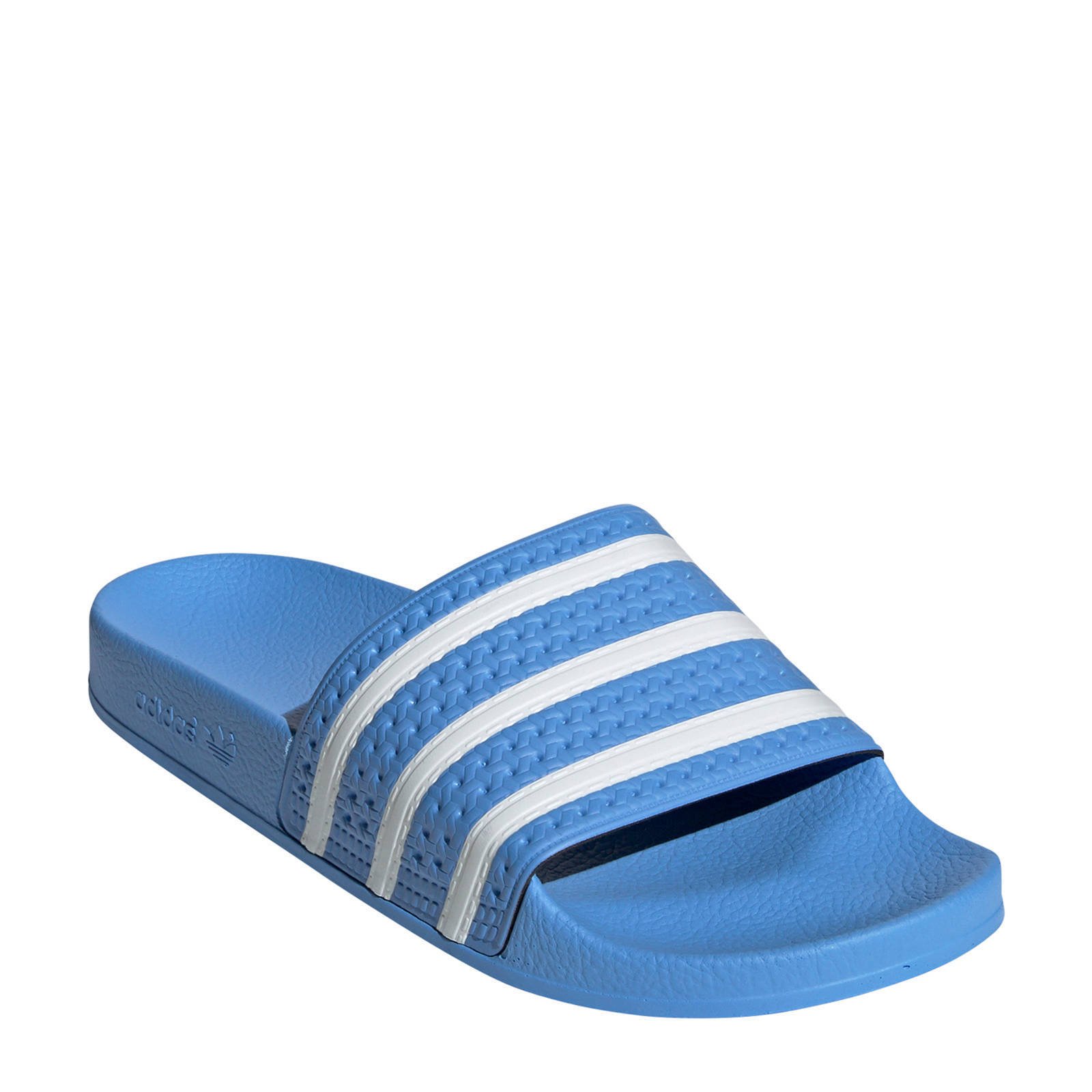 adilette badslippers blauw adilette badslippers blauw